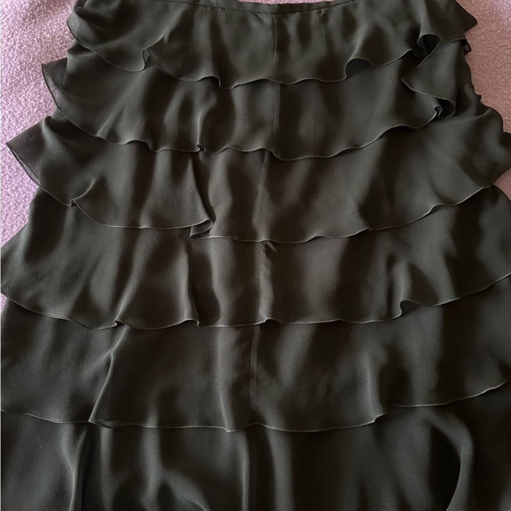 Armani Collezioni Black A-Line Skirt